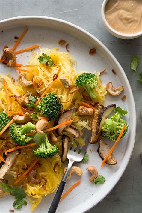 Check spelling or type a new query. Thai Spaghetti Squash Bowl | roasted broccoli, shiitakes ...