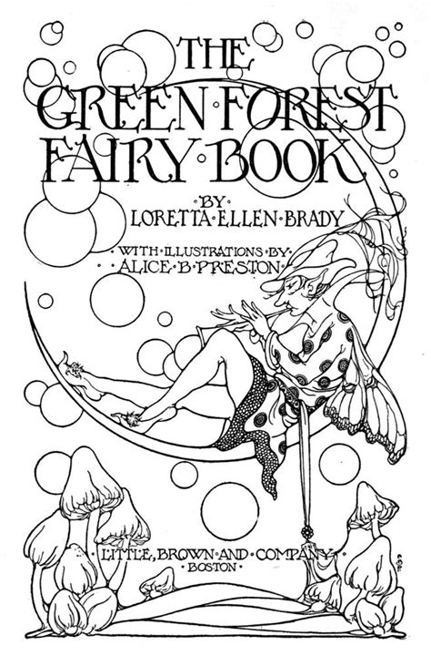 By Alice B Preston Published 1920 By Little Brown And Co Fairy Book