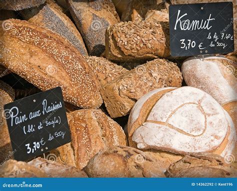 Fresh French Bread On Market Stock Photo Image Of Display Bake 14362292