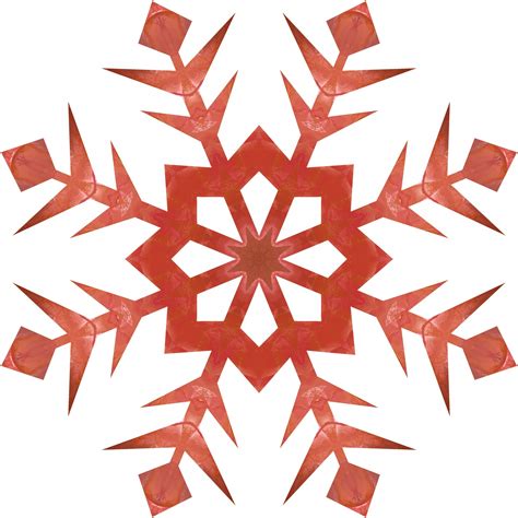 Red Snowflake Free Stock Photo Public Domain Pictures
