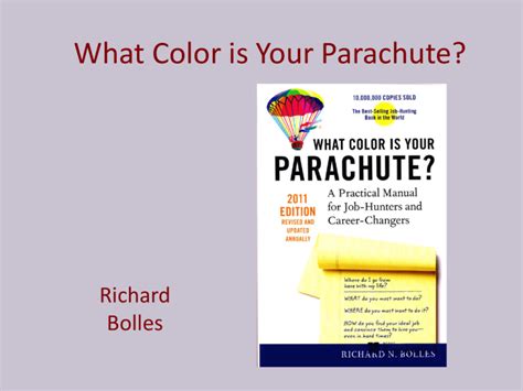 What Color Is Your Parachute