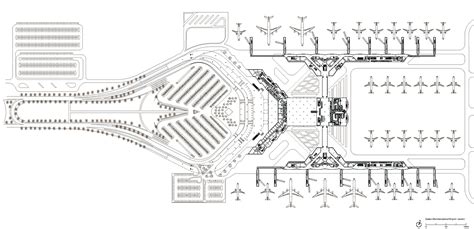 Queen Alia International Airport Level 2 Ground Plan Archnet