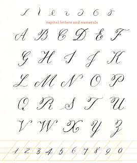 It is an easy way to spice up plain cursive, especially for addressing envelopes or any other sort of craft project. Calligraphy Alphabet : cursive calligraphy alphabet