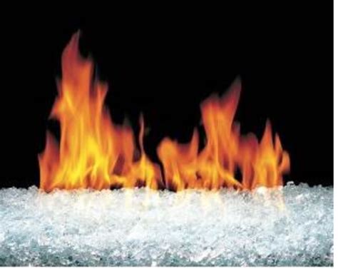 Fire Pit Essentials 10 Lbs Of Arctic Ice 3 8 In To 1 2 In Crushed Fire Glass A9 Mbnf 5ulq