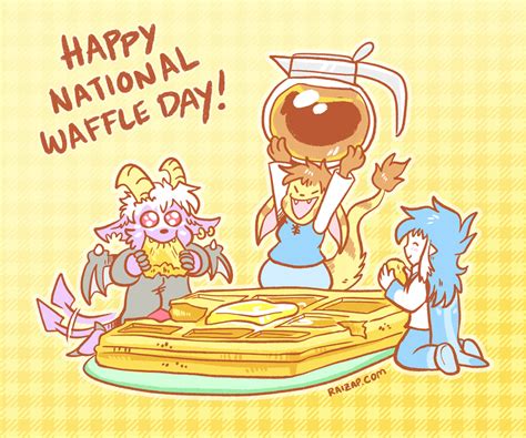 Happy National Waffle Day — Weasyl