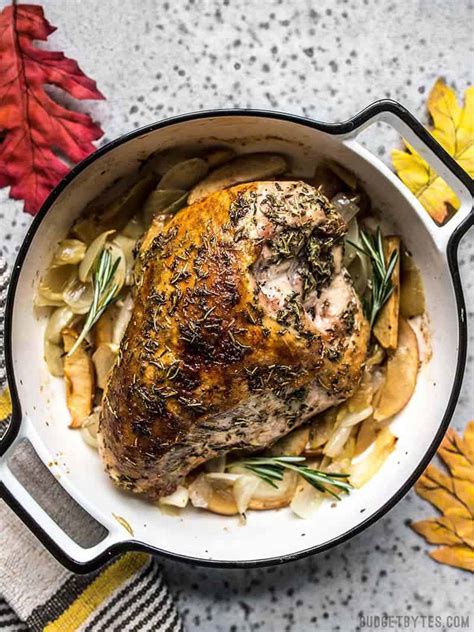 Need to get dinner on the table fast? Cider Roasted Turkey Breast - Budget Bytes