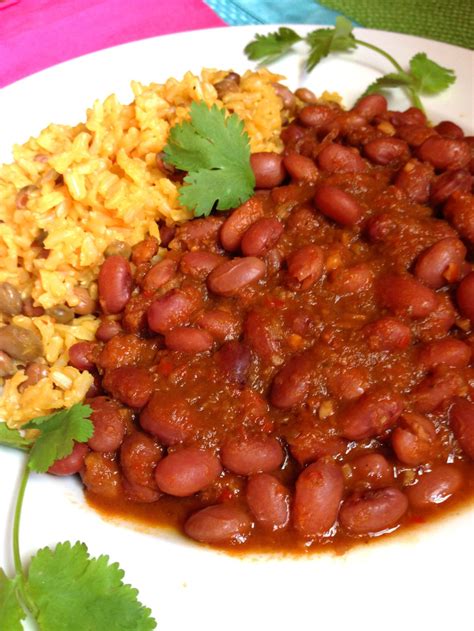 Add sofrito, sazón, bouillon and oregano. Vegan Puerto Rican Pink Beans & Yellow Rice with Homemade ...