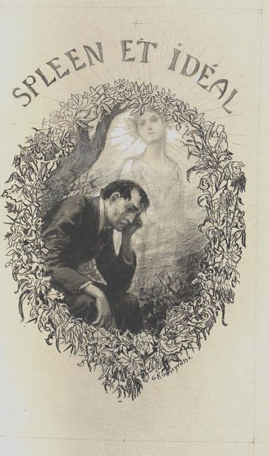 Georges Antoine Rochegrosse 1859 1938 Illustration Pour Les Fleurs Du Mal De Charles