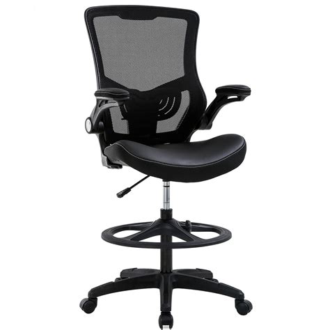 Find product reviews and overviews of office furniture, reception desks, office chairs and standing desks along with a full line of accessories. Drafting Chair Ergonomic Tall Office Chair with Flip Up ...