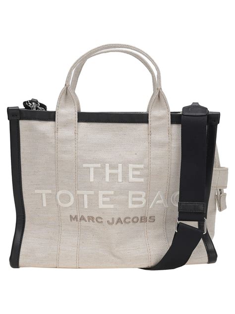 Marc Jacobs Cotton The Summer Traveler Tote Bag In Beige Natural Lyst