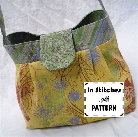 Jamie Pdf Purse Pattern Hobo Shoulder Bag Easy Sewing Etsy Purse