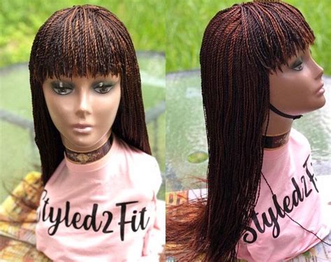 Custom Silk Top Full Lace Wig Etsy Box Braids Hairstyles Braided