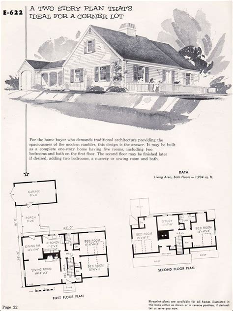 1955 Cape Cod Colonial Designed For A Corner Lot I Like The Breezeway
