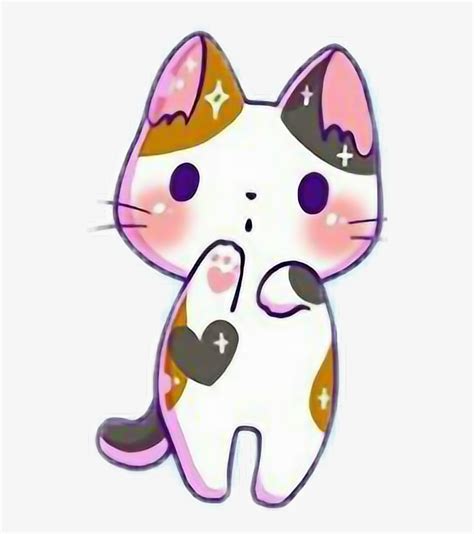 Kawaii Cute Cat Kitten Cats Catlove Report Mobile Phone Transparent