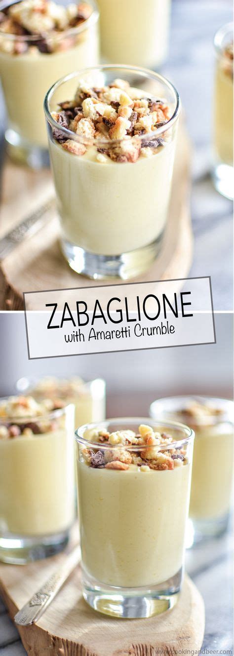 Bring your dessert in a disposable dish or paper serving plates, which can help make cleanup quick at the end of the night. Zabaglione with Biscotti Crumble | Recipe | Desserts ...