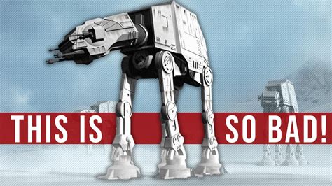Why Imperial Walkers Make No Sense Star Wars Lore Youtube