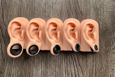 Soft Silicone Ear With Gauges Now In More Gauge Sizes Etsy