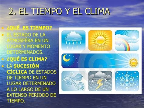 Tema 4 El Tiempo Y El Clima