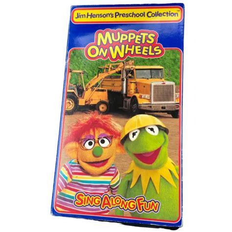 Muppets On Wheels Sing Along Fun Jim Hensons Preschool Collection Vhs