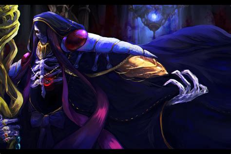 Ainz Ooal Gown Anime Series Male Overlord Characters Wallpaper