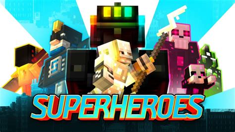 Map Superheroes Bedrock Edition Minecraftfr