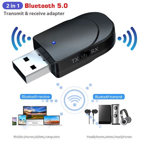Go ahead and allow the bluetooth pairing from this device Bluetooth 5.0 Audio Transmitter Receiver, EEEkit Portable ...