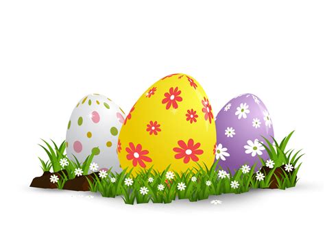 Easter Eggs On Grass 8489747 Png