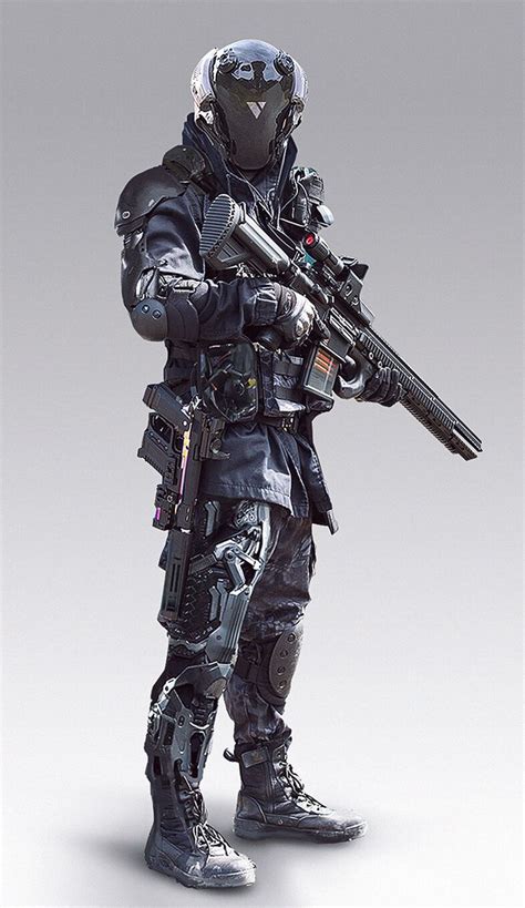 Artstation Tactical Unit 1 Abrar Khan Futuristic Armour Armor