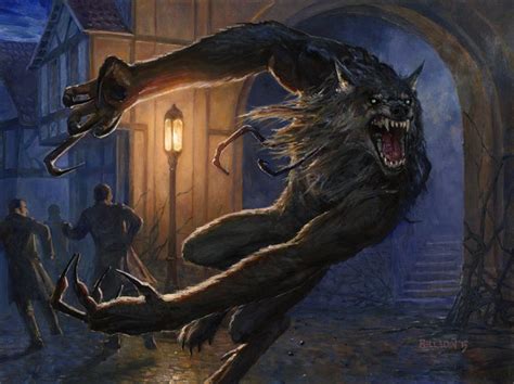 Tangleclaw Werewolf — Steven Belledin Illustration Werewolf Art