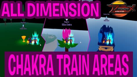 All Chakra Training Areas In Anime Fighting Simulator Roblox Youtube