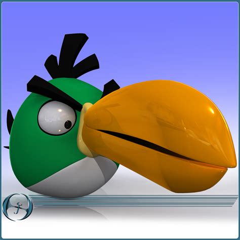 Angry Birds 10 Pack 3d Model