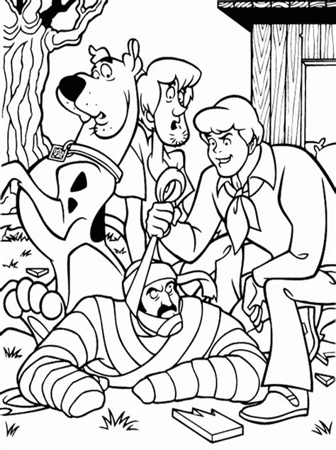 Free Printable Scooby Doo Coloring Pages Printable Templates