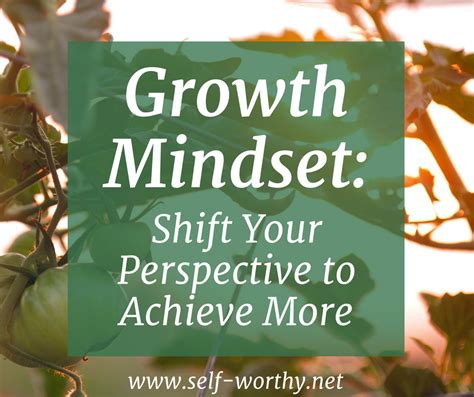 Growth Mindset Shift Your Perspective To Achieve More Artofit