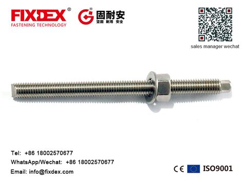 China Galvanized Chemical Anchor Bolt M20 Manufacturers And Suppliers