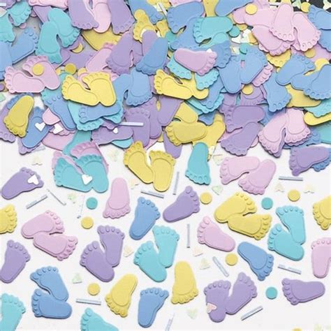 Pitter Patter Baby Shower Confetti Party Save Smile