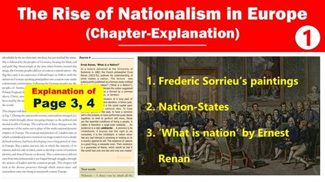 The Rise Of Nationalism In Europe Class 10 History 18 Chapter