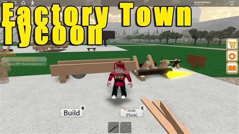 Bygger Möbel Fabrik I Roblox Factory Town Tycoon Youtube