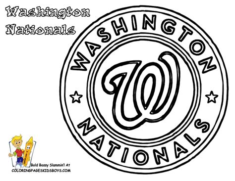 Mlb Baseball Logos Coloring Pages Coloring Pages