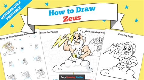 How To Draw Zeus Really Easy Drawing Tutorial
