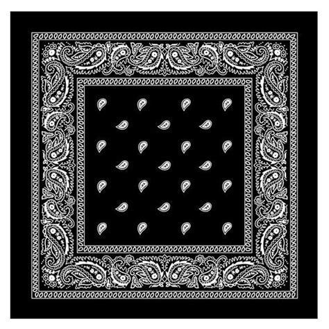 180 Units Of Bandana 109 Cotton Black Bandanas At