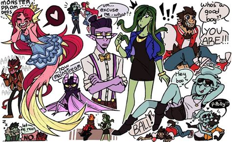 Pin By SomniЎ On Monster Monster Prom Character Design Monster Art