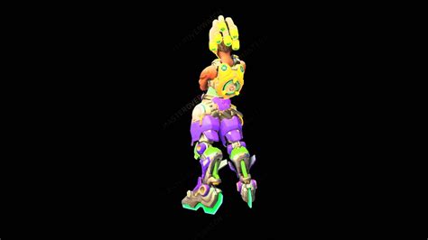 Hd Neon Lucio Overwatch Skin Youtube