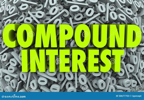 Compound Interest Percent Signs Symbols Earning Saving Money Investment