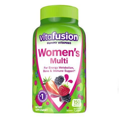 Vitafusion Women S Multivitamin Gummies Berry Flavored Womens Daily