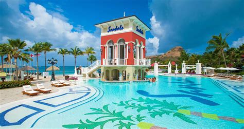 Sandals Grande St Lucian Luxury Resort In St Lucia Sandals