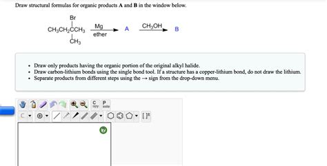 Draw Structural Formulas For Organic Products And B I Solvedlib