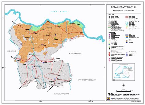 Peta Kabupaten Tangerang Gambaran