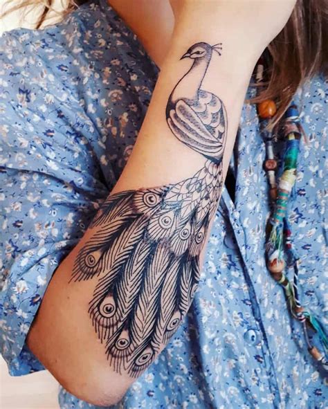 Top 50 Best Peacock Tattoos 2021 Inspiration Guide