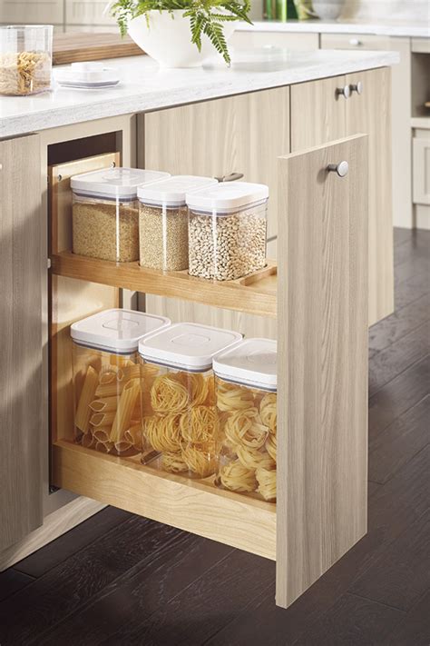 Having base kitchen cabinets would be one of the best ways to achieve a look that is not only easy on the eyes but is also practical and functional at the same time. Base Container Organizer Pantry Pullout Cabinet - Diamond