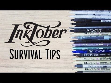 How To Stay On Top Of This Year S Inktober Drawing Challenge Inktober Daily Drawing